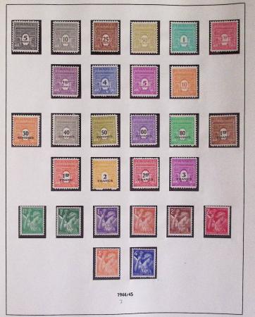 1940-1975, Lot de France avec plusieurs collections
