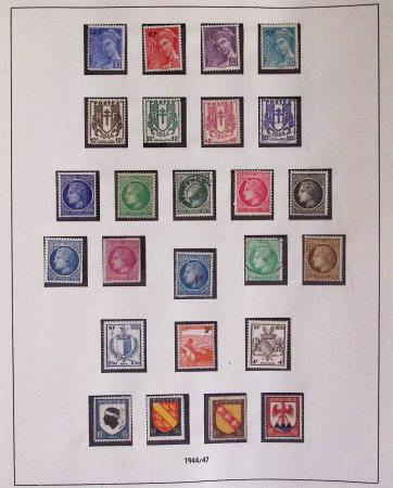 1940-1975, Lot de France avec plusieurs collections