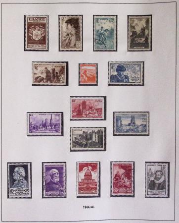 1940-1975, Lot de France avec plusieurs collections