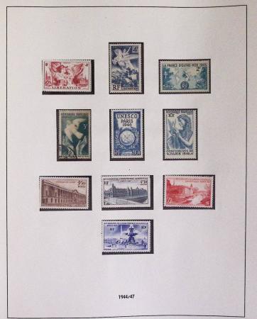 1940-1975, Lot de France avec plusieurs collections