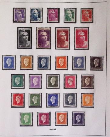1940-1975, Lot de France avec plusieurs collections