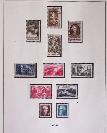 1940-1975, Lot de France avec plusieurs collections