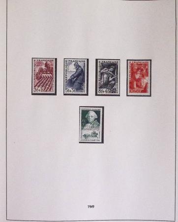 1940-1975, Lot de France avec plusieurs collections