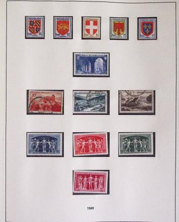 1940-1975, Lot de France avec plusieurs collections