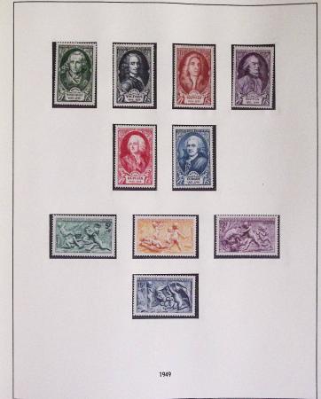 1940-1975, Lot de France avec plusieurs collections