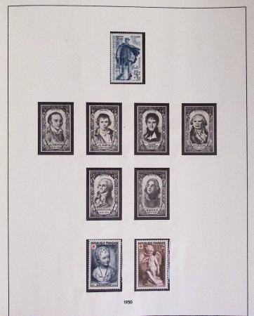 1940-1975, Lot de France avec plusieurs collections