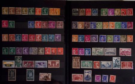 1940-1975, Lot de France avec plusieurs collections