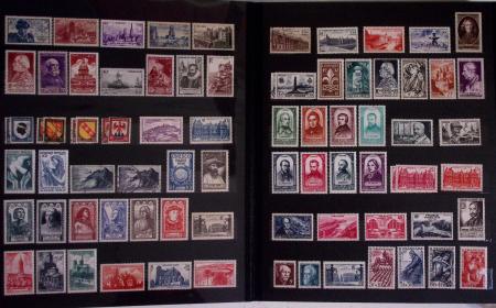 1940-1975, Lot de France avec plusieurs collections