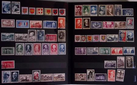 1940-1975, Lot de France avec plusieurs collections