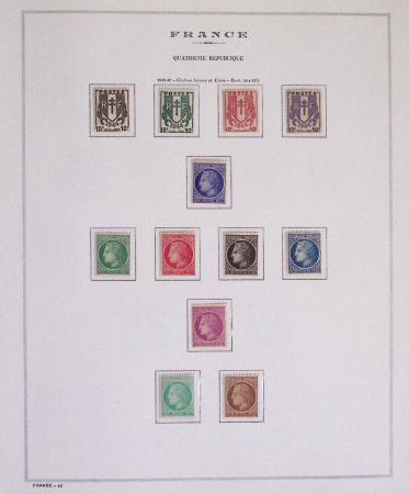 1940-1975, Lot de France avec plusieurs collections