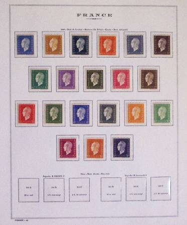 1940-1975, Lot de France avec plusieurs collections
