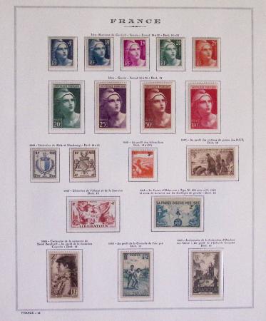 1940-1975, Lot de France avec plusieurs collections