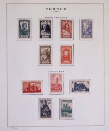 1940-1975, Lot de France avec plusieurs collections