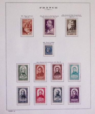 1940-1975, Lot de France avec plusieurs collections