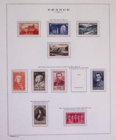 1940-1975, Lot de France avec plusieurs collections