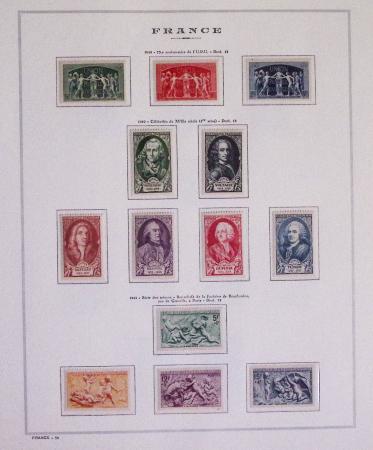 1940-1975, Lot de France avec plusieurs collections