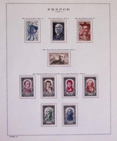 1940-1975, Lot de France avec plusieurs collections