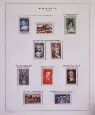 1940-1975, Lot de France avec plusieurs collections