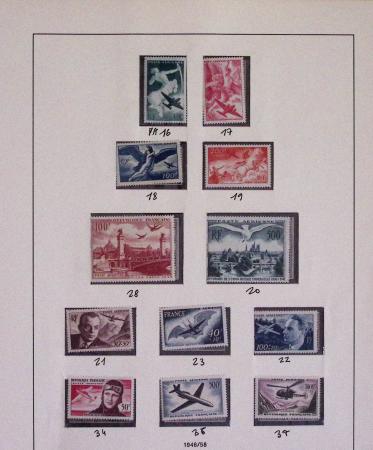1940-1975, Lot de France avec plusieurs collections