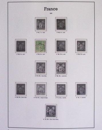 1940-1975, Lot de France avec plusieurs collections
