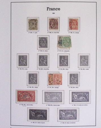 1940-1975, Lot de France avec plusieurs collections