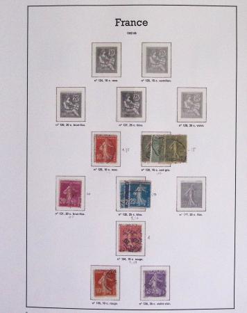 1940-1975, Lot de France avec plusieurs collections