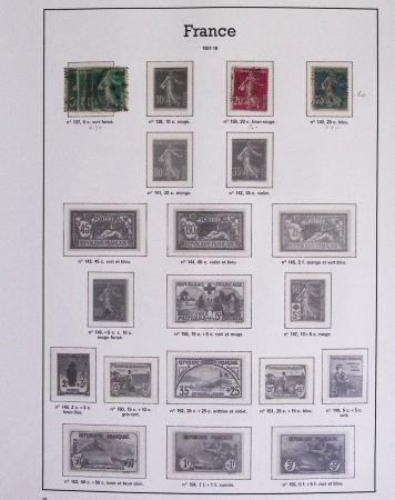 1940-1975, Lot de France avec plusieurs collections