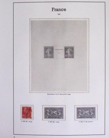 1940-1975, Lot de France avec plusieurs collections