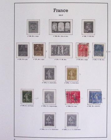 1940-1975, Lot de France avec plusieurs collections