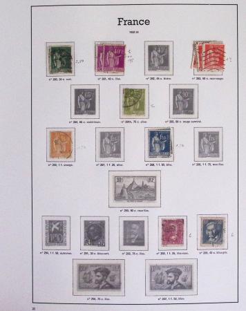 1940-1975, Lot de France avec plusieurs collections