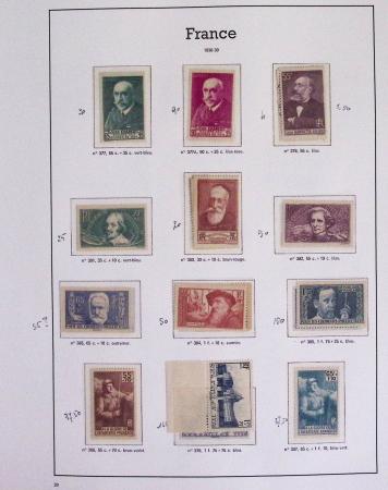 1940-1975, Lot de France avec plusieurs collections