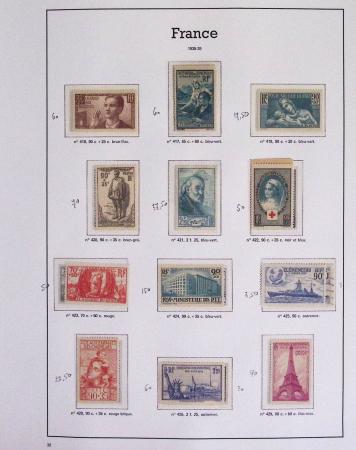 1940-1975, Lot de France avec plusieurs collections