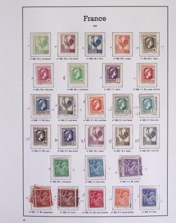 1940-1975, Lot de France avec plusieurs collections