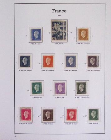 1940-1975, Lot de France avec plusieurs collections