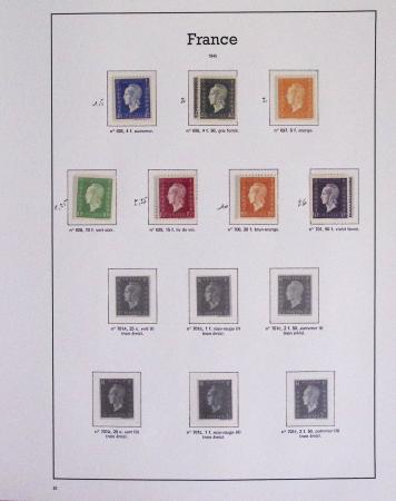 1940-1975, Lot de France avec plusieurs collections
