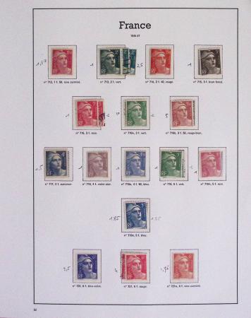 1940-1975, Lot de France avec plusieurs collections