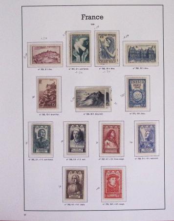 1940-1975, Lot de France avec plusieurs collections