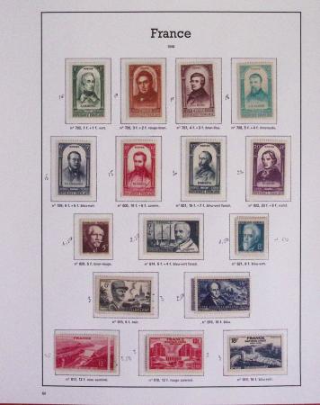 1940-1975, Lot de France avec plusieurs collections