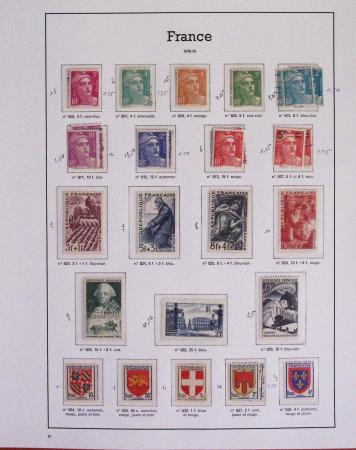 1940-1975, Lot de France avec plusieurs collections