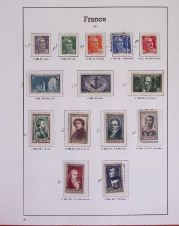 1940-1975, Lot de France avec plusieurs collections