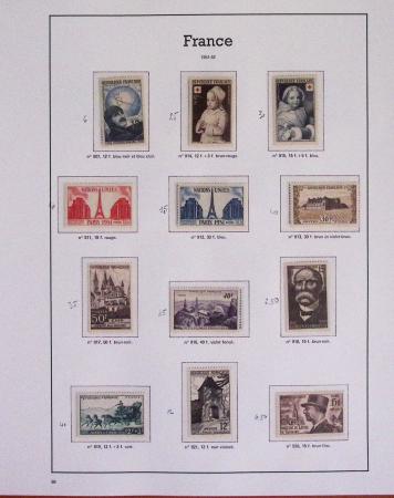 1940-1975, Lot de France avec plusieurs collections