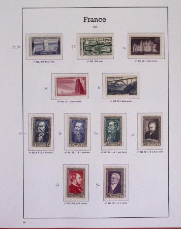 1940-1975, Lot de France avec plusieurs collections
