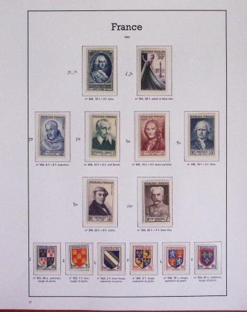 1940-1975, Lot de France avec plusieurs collections