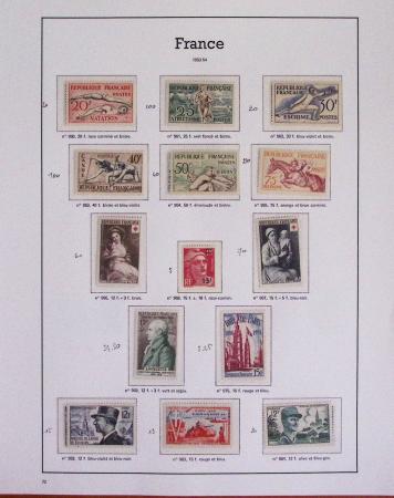 1940-1975, Lot de France avec plusieurs collections