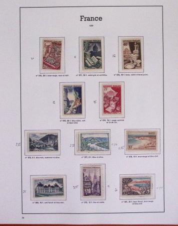 1940-1975, Lot de France avec plusieurs collections