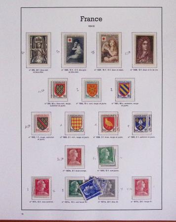 1940-1975, Lot de France avec plusieurs collections
