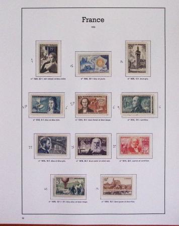 1940-1975, Lot de France avec plusieurs collections