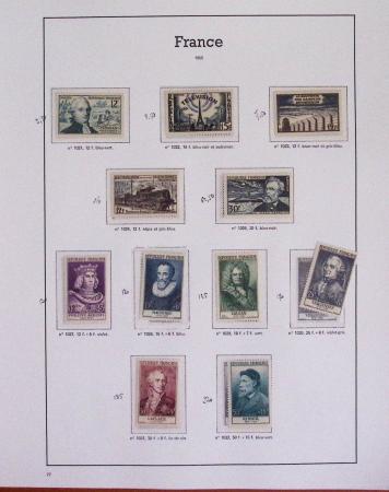 1940-1975, Lot de France avec plusieurs collections
