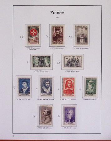 1940-1975, Lot de France avec plusieurs collections