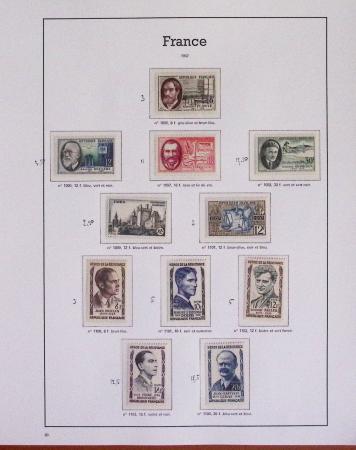 1940-1975, Lot de France avec plusieurs collections